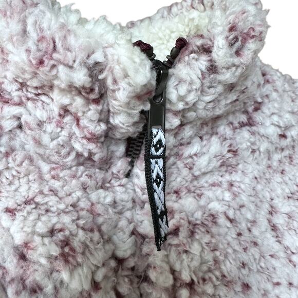 Time and Tru Lavender Fleece Quarter Zip Pullover Girl’s Size M (8-10) - Picture 4 of 14